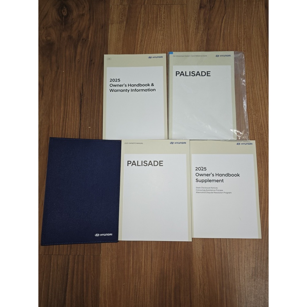 2025 Hyundai Palisade Owners Manual With Supplements And Case